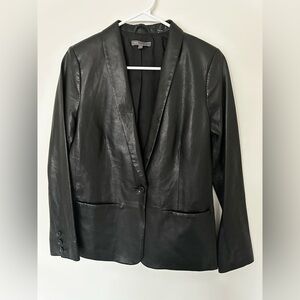 Vince. 100% leather blazer style jacket 6